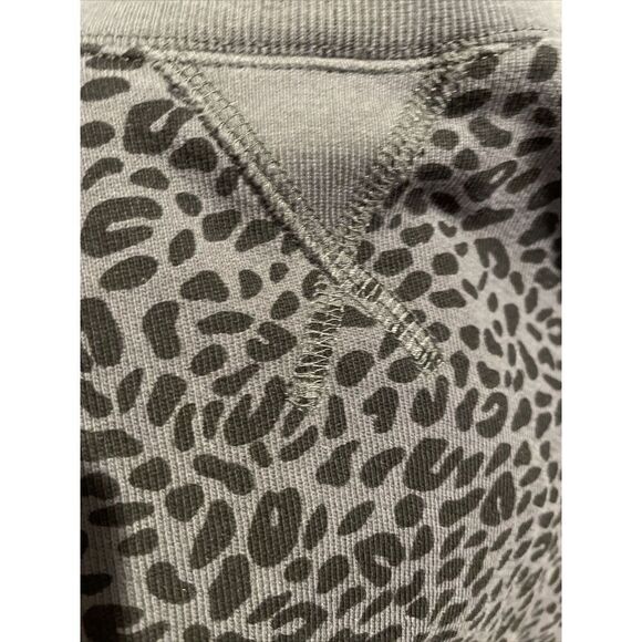 ATM Anthony Thomas Melillo Animal Leopard Print Sweatshirt‎ $298 Womens Medium - Picture 7 of 9